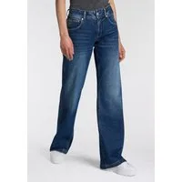 Herrlicher 5-Pocket-Jeans Edna Denim Flared Fit mit mittlerer Leibhöhe