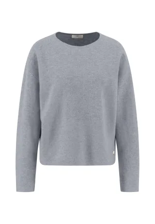 FYNCH-HATTON - PULLOVER O-NECK 90/10 alloy grey - Gr. - XXL