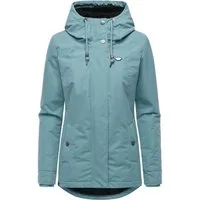 Ragwear Kurzmantel Alvena YOUMODO Wasserdichter Damen Mantel mit verstellbarer Kapuze
