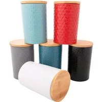 Riyashop Haushaltshobel 6er Set Vorratsdose Set INARI Vorratsbehälter mit Deckel Frischhalte