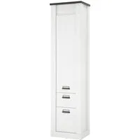 Home affaire Mehrzweckschrank SHERWOOD in modernem Holz Dekor, mit Apothekergriffen aus Metall, Höhe 201 cm