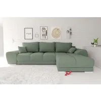 99rooms Ecksofa Antalya, Sofa L-Form, Eckcouch, mit Rückenkissen, Schlaffunktion, Strukturstoff NEVE