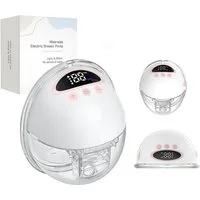 ibettertec Elektrische Milchpumpe Tragbare Milchpumpe mit 4 Modi, 12 Stufen & LCD-Display, Tragbare Milchpumpe, LED-Display, besonders leise, wiederaufladbar