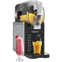 Hagenuk Slush-Eismaschine mit Temperaturanzeige, Auto-Clean-Funktion, 2,2 l, 200 W, 30 Minuten Zubreitungszeit, Reinigungsfunktion, natürliches Kühlmittel