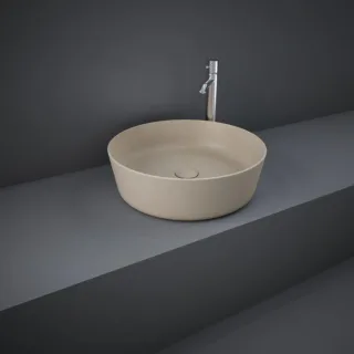 RAK Feeling Aufsatz-Waschbecken FEECT4200514A rund, 42cm, cappuccino matt