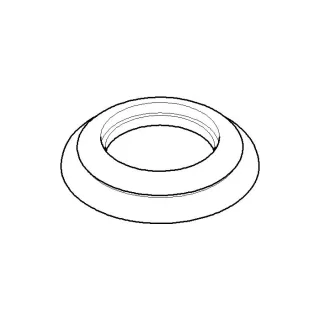Dornbracht Rosette 55 x 10 Madison - p 092735002-06 60 x 60 x 25_platin matt
