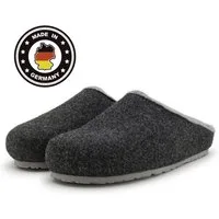 Pantoffelmann Filzclogs mit Fußbett Filzhausschuhe Herren Damen Filz Clog Pantoffel Hausschuh (1 Paar) hoher Tragekomfort, angenehme Passform