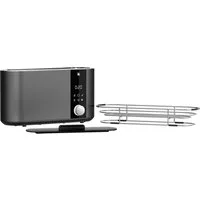 WMF Toaster und Brötchenaufsatz Set 2-teilig Master Series, 1 langer Schlitz, 980,00 W, 2 Scheiben, XXL-Toast, Brötchen, Croissants und andere Backwaren