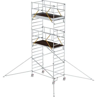 Munk Rollgerüst SG 1,35 x 2,45 m mit Ausleger & Doppel-Plattform - 168539