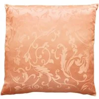 matches21 HOME & HOBBY Kissenbezüge Kissen-Bezug mit Reißverschluss moderne Ornamente lachs 40x40 cm, (1 Stück), Wohnzimmer Kissen-Hülle als Deko-Kissen Zier-Kissen Sofa-Kissen