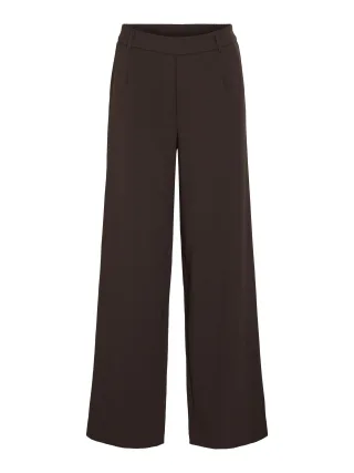 VILA - VIVARONE HW WIDE PANT - NOOS Coffee Bean - Gr. - 36