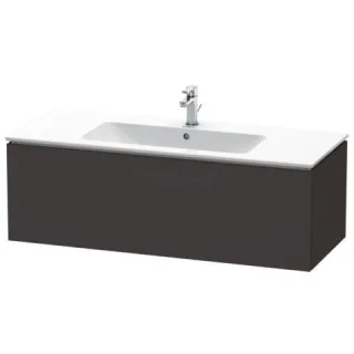 Duravit L-Cube Waschtischunterbau wandhängend Graphit Supermatt 1220x481x400 mm - LC614308080 LC614308080