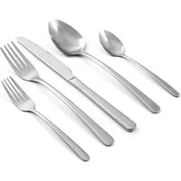 Karcher Besteck-Set Denver 60-teilig (60-tlg), Edelstahl, Für 12 Personen, aus hochwertigem Edelstahl, spülmaschinengeeignet