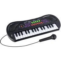 McGrey Spielzeug-Musikinstrument KK-3808 32 Tasten Keyboard - Kinderpiano, (22 Demosongs & Begleitrhythmen, 2 tlg., inkl. Mikrofon zum Mitsingen), mit 8 Begleitrhythmen und Demosongs