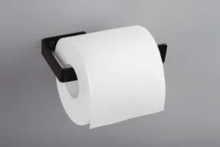 Neuesbad Serie 10 Black Papierhalter, Wandmontage, schwarz matt, Material Edelstahl NB1DEADMN2111