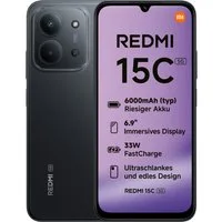 Xiaomi Redmi 15C 5G 256 GB / 4 GB - Smartphone - midnight black Smartphone (6,9 Zoll, 256 GB Speicherplatz)