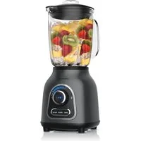 Arendo Standmixer Edelstahl Power Mixer, 1,75l Glasbehälter, Blender, Hochleistungsmixer, 1400 W, Edelstahlmesser, 10 Leistungsstufen, Impulsfunktion, Blender