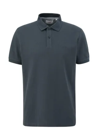 s.Oliver Red Label - Poloshirt aus Baumwolle grau - Gr. - 3XL
