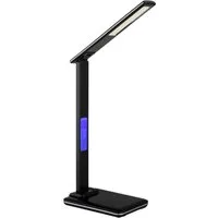 Hanseatic LED Tischleuchte TL-CCT, Dimmfunktion, Farbsteuerung, Kalenderfunktion, Leuchtdauer einstellbar, Temperaturanzeige, Timerfunktion, mehrere Helligkeitsstufen, LED fest integriert, warmweiß - kaltweiß, Schreibtischleuchte, Office Lampe, CCT, 