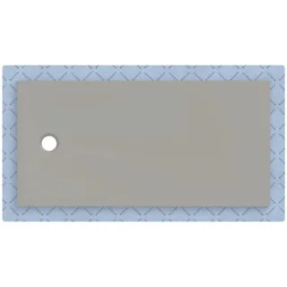 Geberit CleanFloor30 Duschfläche integriert, mit Dichtvlies, grau: 160x80cm,, 551009291 551009291