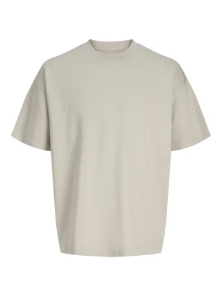 JACK&JONES - JJEBARRON TEE SS O-NECK NOOS Moonbeam - Gr. - L