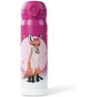 AWAVE® Trinkflasche Die Schule der Magischen Tiere, 380 ml, Edelstahl, beerenrot, Rabbat