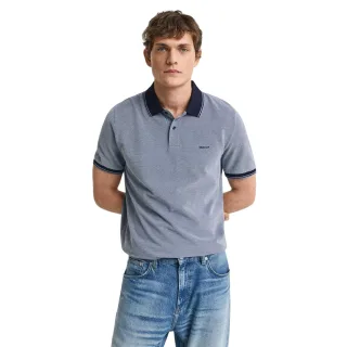 Gant - Poloshirt für Herren, Oxford-Stil, Regulär (Marine)