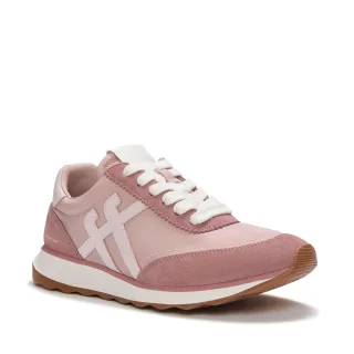 FitFlop X Pantone Retro-Q Wildleder Damen Sneakers in Rose