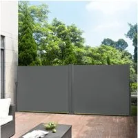 pro.tec Seitenarmmarkise »Alcazaba« Seitenmarkise 180x600 cm grau