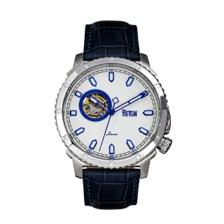 Reign Bauer Automatikuhr mit Semiskelett und Lederarmband