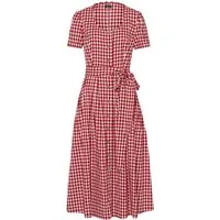 Luis Steindl Trachtenkleid Vichykaro-Leinenkleid