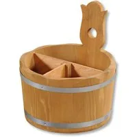 KESPER® Besteckträger Besteckbehälter, Kiefer, FSC, (1-tlg), mit 3-fach Einteilung