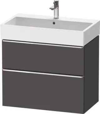 Duravit D-Neo Waschtischunterbau wandhängend Graphit Matt 784x442x625 mm - DE4373010490000 DE4373010490000