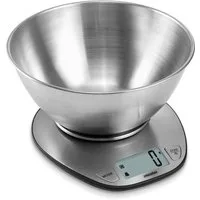 Mesko Schüsselwaage Mesko MS 3152 Küchenwaage mit Schüssel bis 5kg Edelstahl