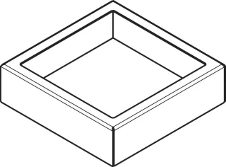 Hansgrohe XtraStoris Abdeckung 12x12x22 für Abfalleimer, 87696000 87696000