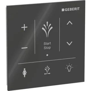 Geberit Wandbedienpanel, zu Geberit AquaClean Sela, Glas schwarz, 147041SJ1 147041SJ1