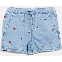 s.Oliver Jeansshorts Jeans-Hose Jeans-Shorts im Loose Fit mit Stickerei