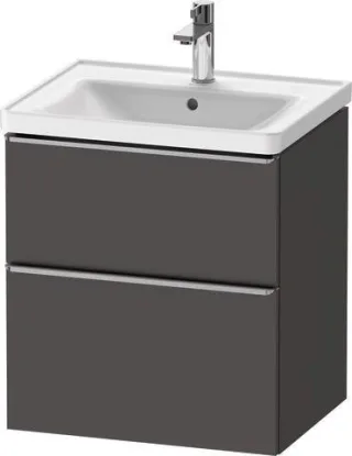 Duravit D-Neo Waschtischunterbau wandhängend Graphit Matt 584x452x625 mm - DE4359070490000 DE4359070490000