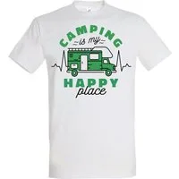 Youth Designz T-Shirt Camping is my Happy Place mit trendigem Motiv