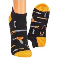 FussFreunde Sneakersocken 2 Paar witzige Fun Sneakersocken Spaß mit Socken lustige Geschenkidee (2 Paar) handgekettelte, softe Zehennaht