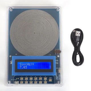 Programmable Schumann Wave Generator 7.83Hz Pure Sine Wave Signal Generator 0.01Hz-100kHz Adjustable Digital Crystal Osc