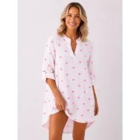 Zwillingsherz Tunikakleid Musselin Tunika/Kleid mit Herzen