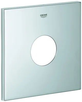 GROHE Rosette 48434 eckig für EHM-Fertigmontagesets chrom, 48434000 48434000