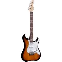 MSA E-Gitarre Elektrogitarre E-Gitarre 3x Singelcoil, Tremolo, elektrische Gitarre MASSIV