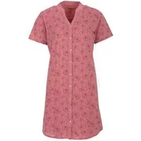 zeitlos Nachthemd Nachthemd Kurzarm - Blüten Kragen Floral