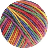 LANA GROSSA COOL WOOL PRINT Häkelwolle, 160 m (50 Gramm), extrafeine Merinowolle