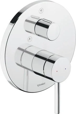 Duravit Circle Einhebel-Brausemischer Unterputz Chrom Hochglanz 170x82x198 mm - CE4210012010 CE4210012010