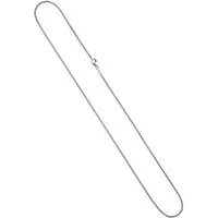 JOBO Kette ohne Anhänger Zopfkette, 585 Weißgold 1,8 mm 50 cm