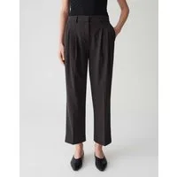 OPUS PANTS Stoffhose LESSIEH mit Komfortbund Ankle, Recycled Polyester, elastischer Gummibund hinten