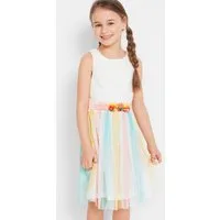 bonprix Midikleid festlicher Stil, Spitzenoberteil, mit Binde-Schleife am Rücken